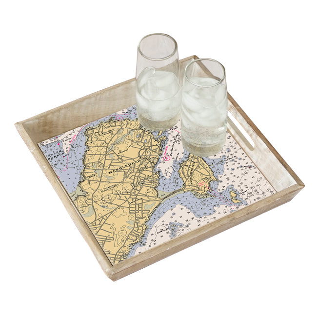 Marblehead, MA- Wood Serving Tray