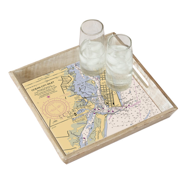 Ocean City, MD- Wood Serving Tray