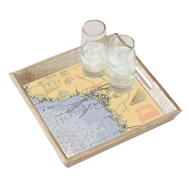 Steinhatchee, FL- Wood Serving Tray