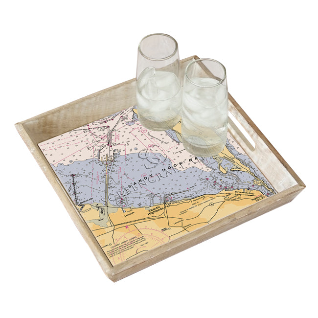 Sandy Hook, NJ - Wood Serving Tray