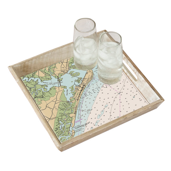 Ocean City, NJ - Wood Serving Tray
