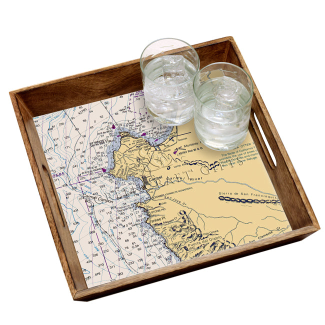 Carmel, CA -  Wood Serving Tray