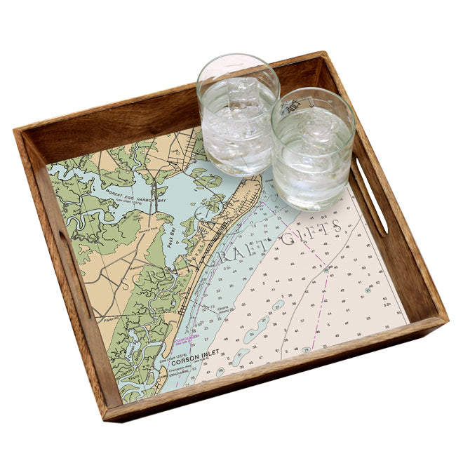 Ocean City, NJ - Wood Serving Tray