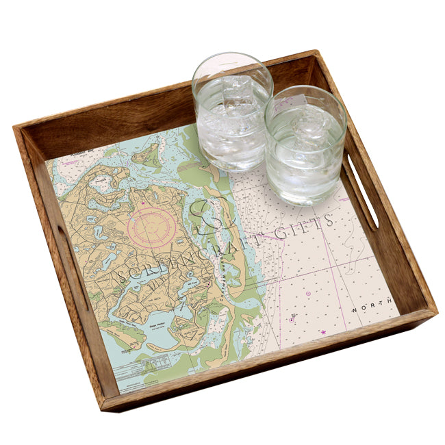 Chatham, MA- Wood Serving Tray