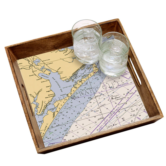 Matagorda Island, TX- Wood Serving Tray