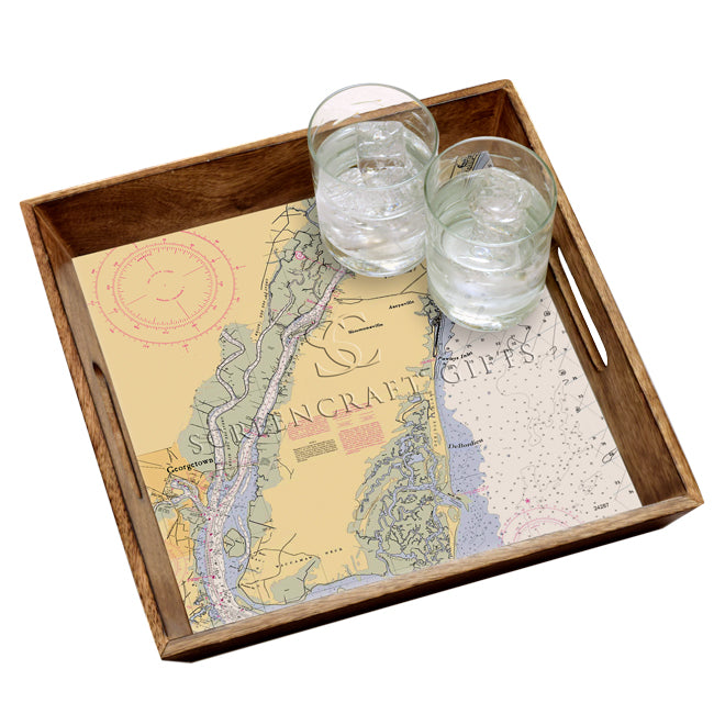 DeBordieu, SC - Wood Serving Tray