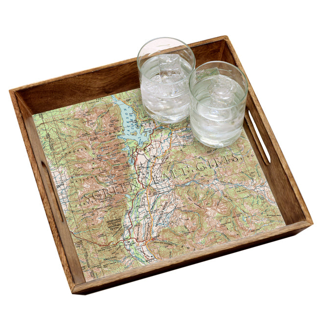 Grand Teton National Park-  Wood Serving Tray