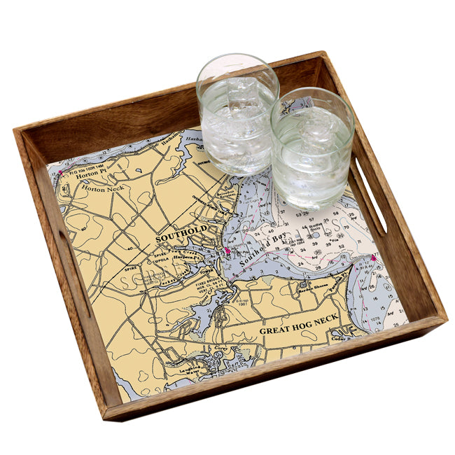 Southold, NY - Wood Serving Tray