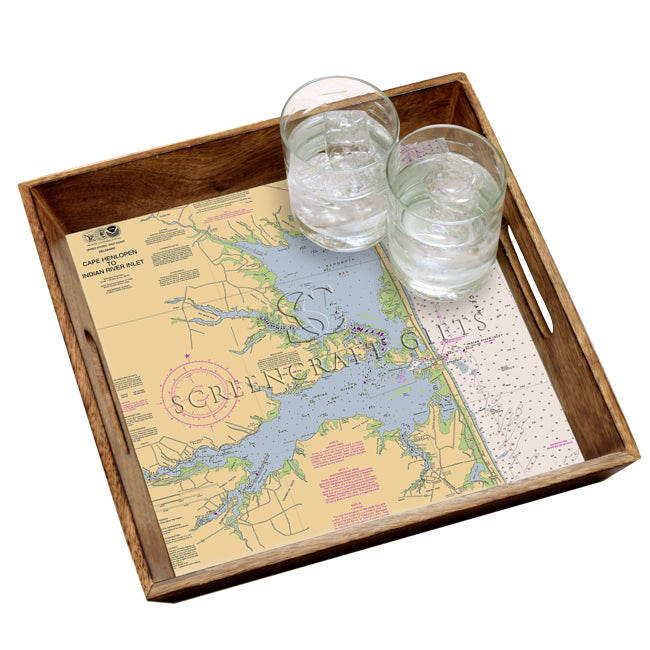 Rehoboth Beach, DE- Wood Serving Tray
