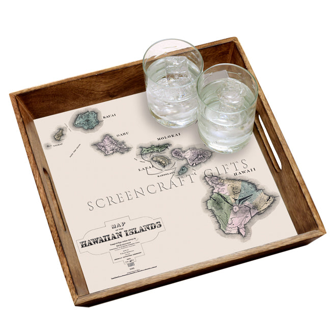 Hawaii - Wood Serving Tray