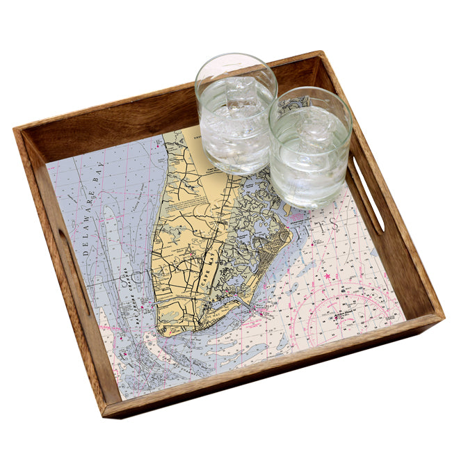Cape May, NJ- Wood Serving Tray