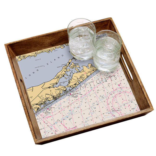 The Hamptons, NY- Wood Serving Tray
