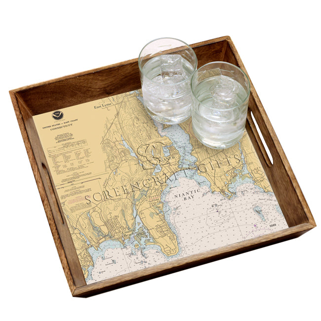 Niantic, CT - Wood Serving Tray