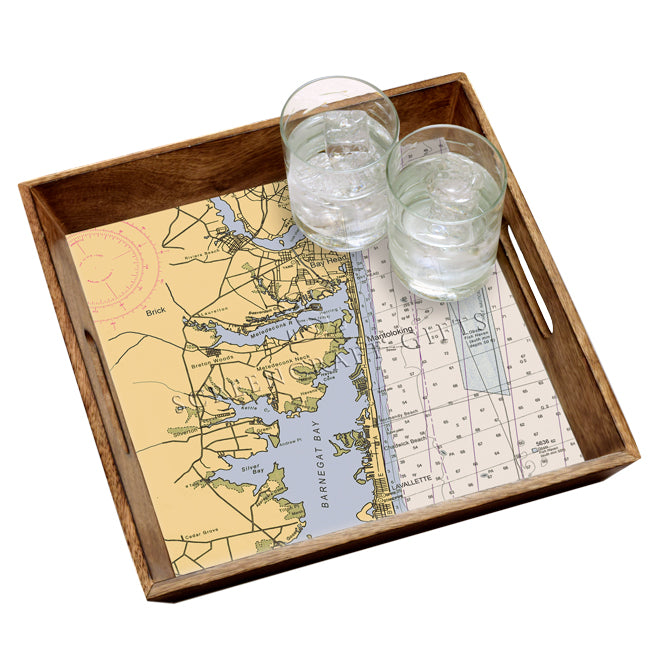 Point Pleasant, NJ- Wood Serving Tray