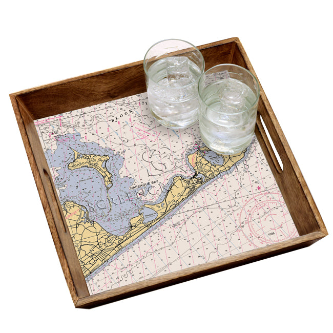 Montauk, NY- Wood Serving Tray