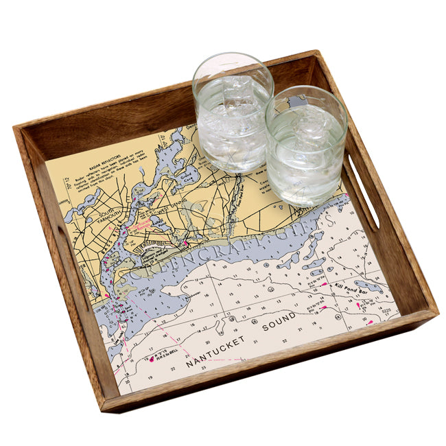 West Dennis, MA - Wood Serving Tray