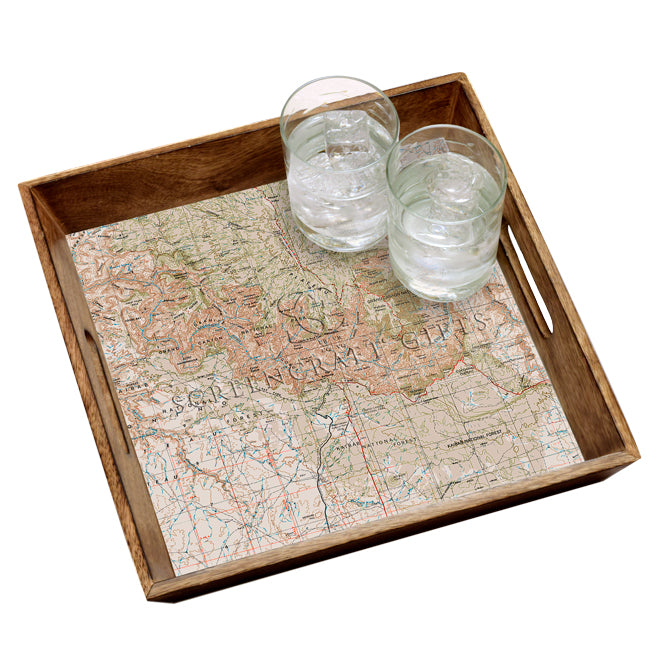 Grand Canyon National Park - Wood Serving Tray