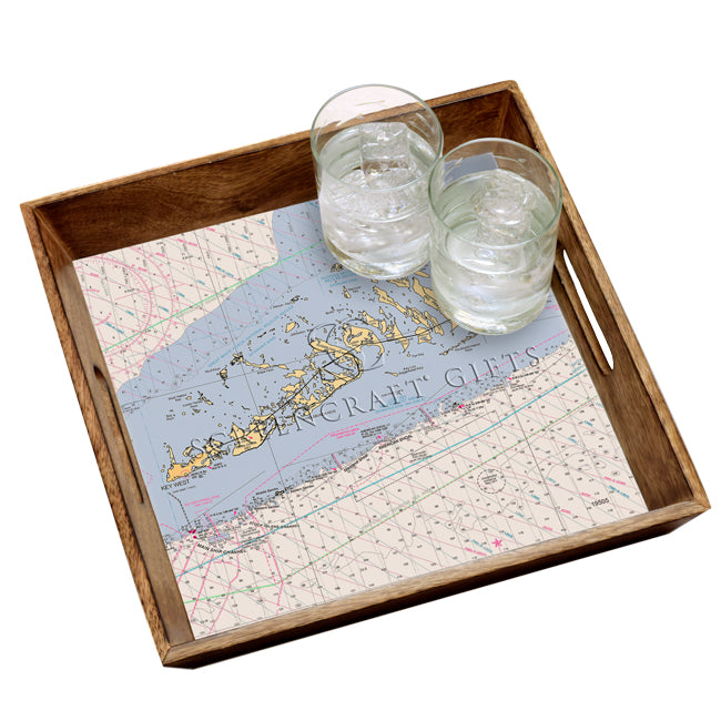 Lower Keys, FL-  Wood Serving Tray