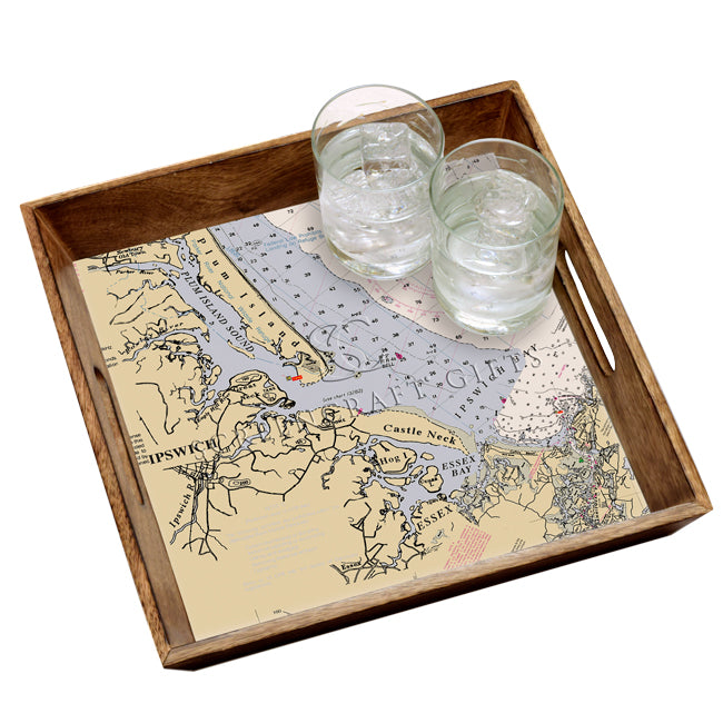 Ipswich, MA- Wood Serving Tray