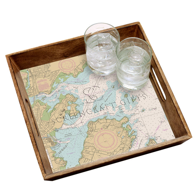 North Shore, MA - Wood Serving Tray