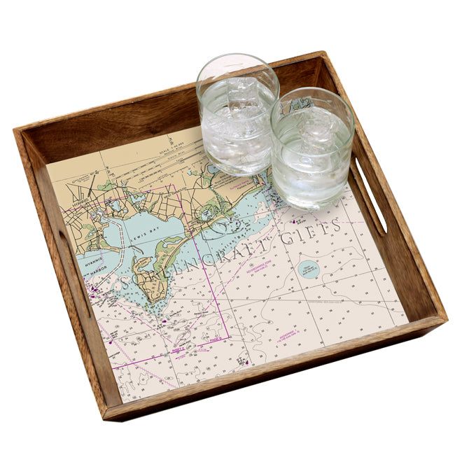 West Yarmouth, MA - Wood Serving Tray