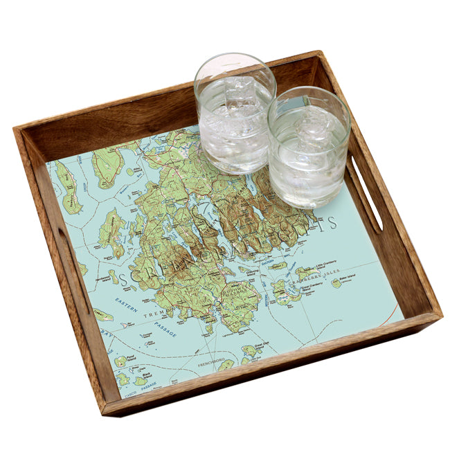 Acadia National Park-  Wood Serving Tray