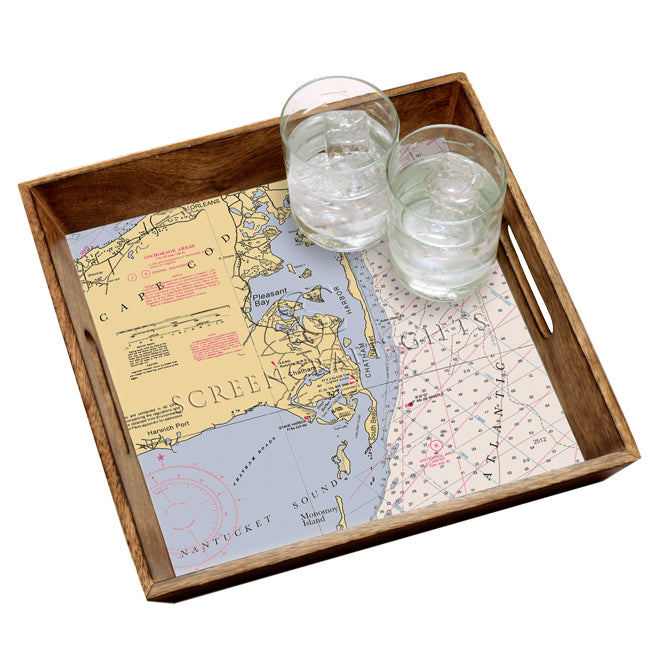 Chatham, MA- Wood Serving Tray