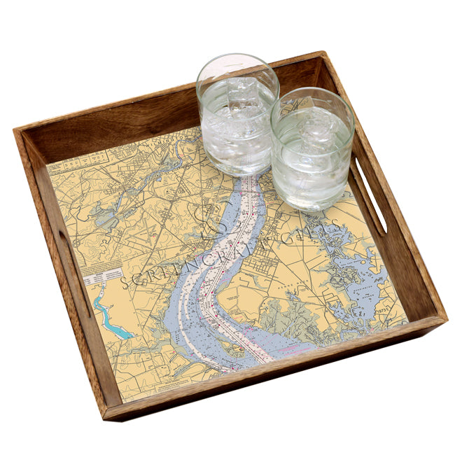 Wilmington, DE- Wood Serving Tray