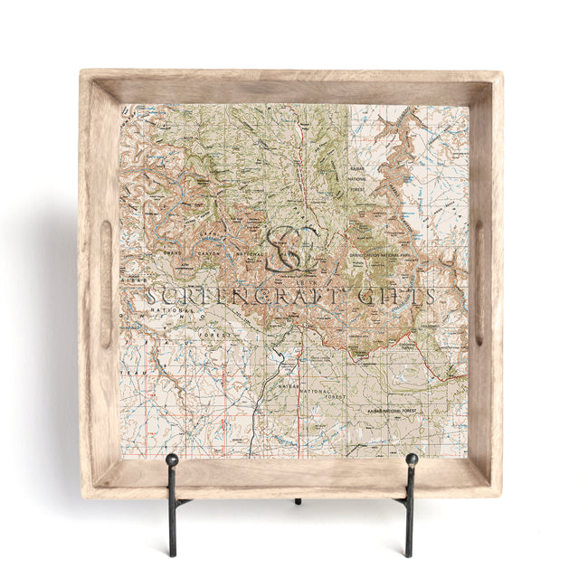 Grand Canyon National Park - Wood Serving Tray