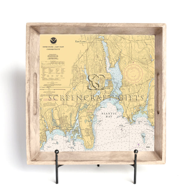 Niantic, CT - Wood Serving Tray