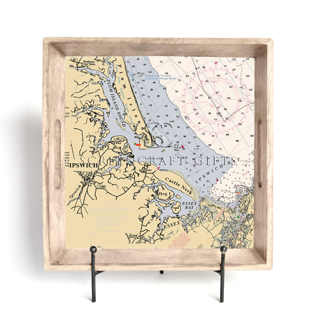 Ipswich, MA- Wood Serving Tray
