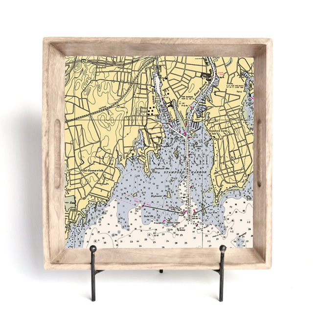Stamford, CT - Wood Serving Tray