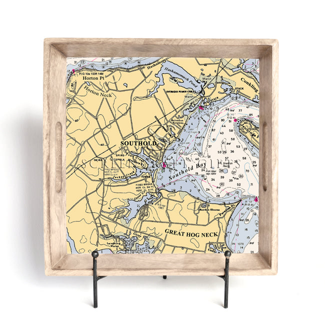 Southold, NY - Wood Serving Tray