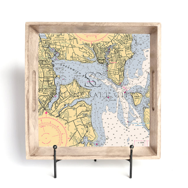 East Greenwich, RI- Wood Serving Tray