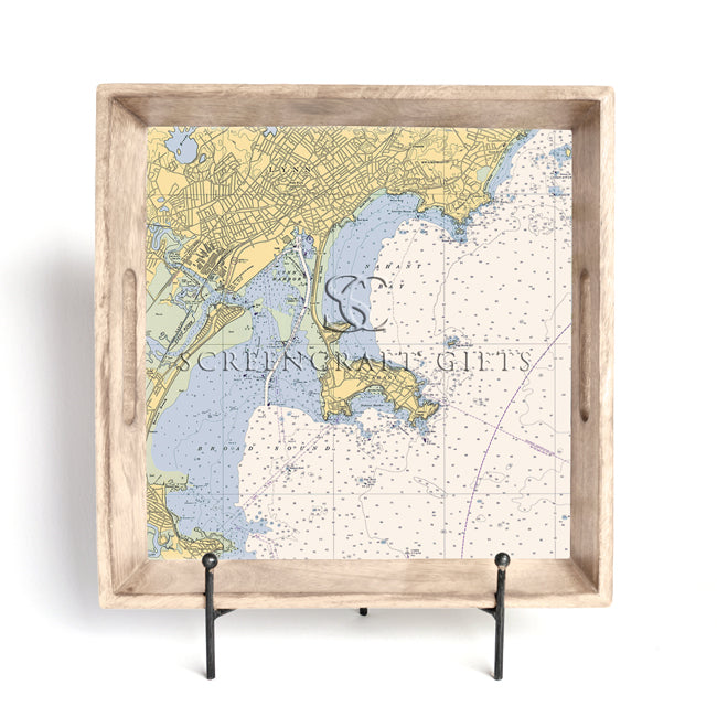 Nahant, MA- Wood Serving Tray