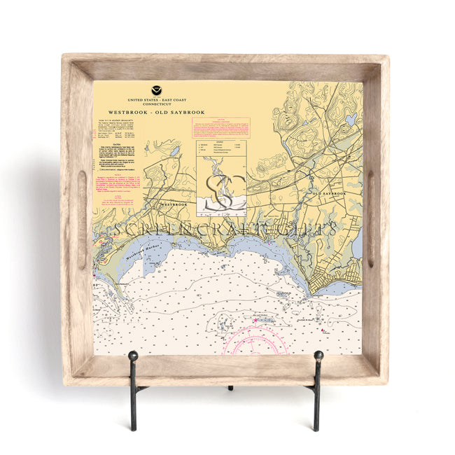 Westbrook, CT- Wood Serving Tray