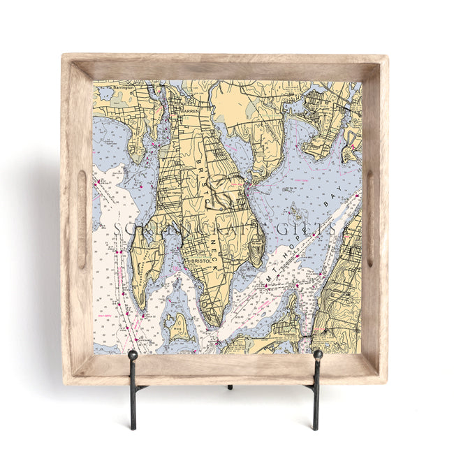 Bristol, RI- Wood Serving Tray