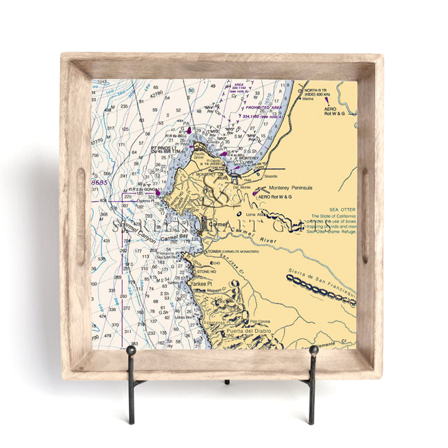 Carmel, CA -  Wood Serving Tray