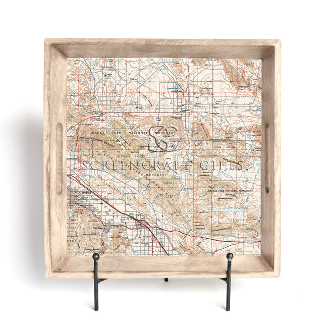 Joshua Tree National Park-  Wood Serving Tray