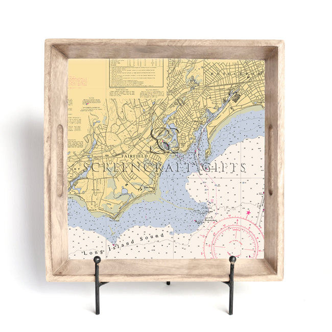Fairfield, CT- Wood Serving Tray