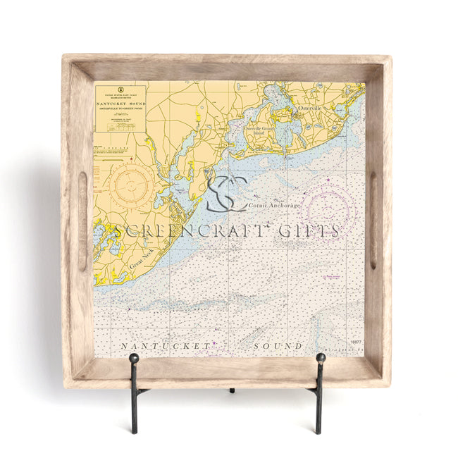 Osterville, MA - Wood Serving Tray