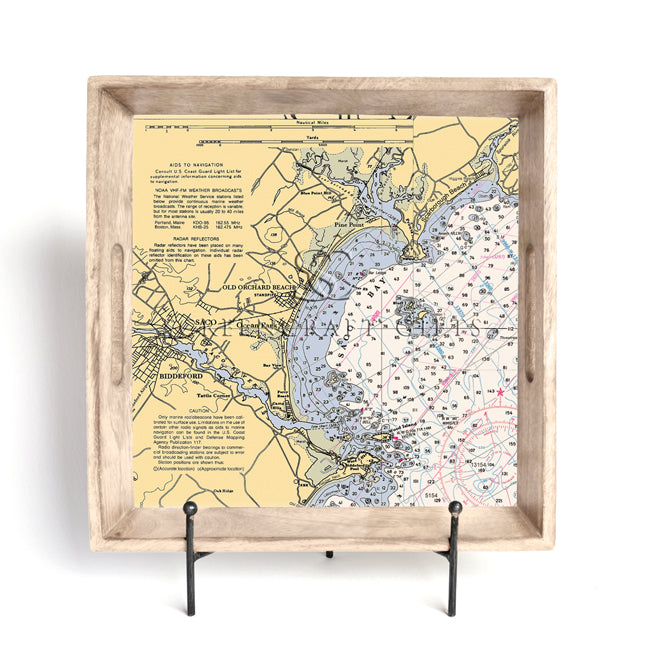 Old Orchard Beach, ME- Wood Serving Tray