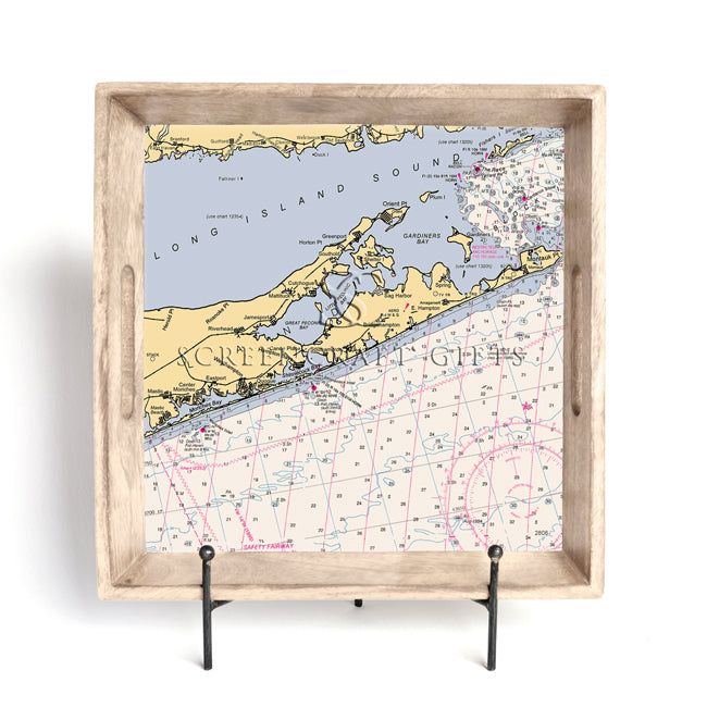 The Hamptons, NY- Wood Serving Tray
