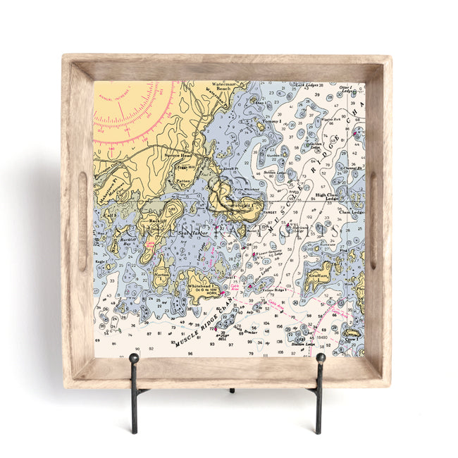 Spruce Head, ME- Wood Serving Tray