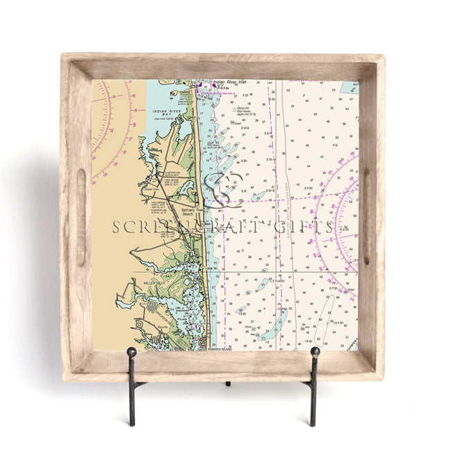 Bethany Beach, DE- Wood Serving Tray