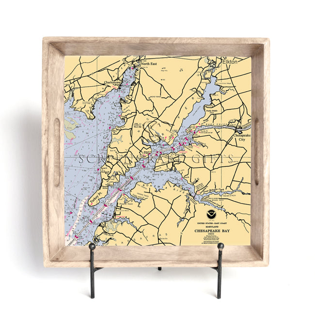 Elkton, MD- Wood Serving Tray