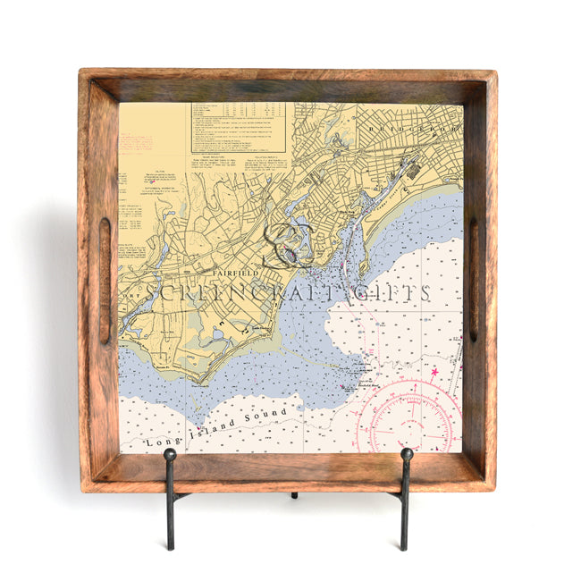 Fairfield, CT- Wood Serving Tray