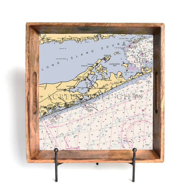 The Hamptons, NY- Wood Serving Tray