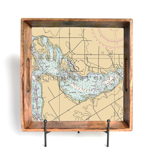 Port Findlay, Ontario - Wood Serving Tray