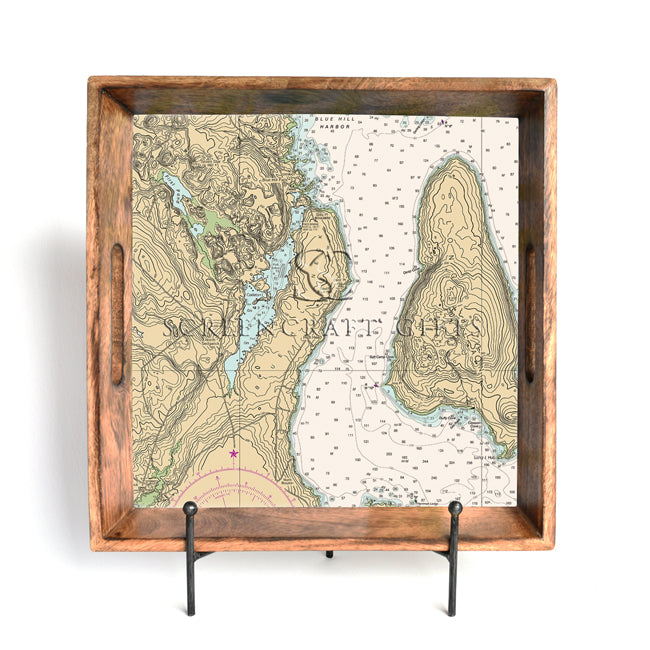 Sedgwick, ME - Wood Serving Tray